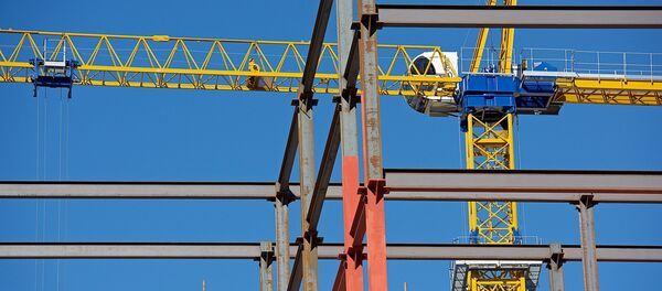 სავაჭრო ცენტრის მშენებლობა სავაჭრო ცენტრის მშენებლობა - Sputnik საქართველო