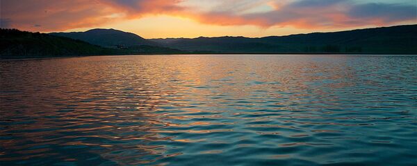 Озеро Лиси на закате Озеро Лиси на закате - Sputnik Грузия