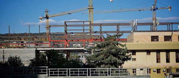 ახალი სავაჭრო ცენტრისა და სასტუმროს მშენებლობა თბილისის ცენტრში ახალი სავაჭრო ცენტრისა და სასტუმროს მშენებლობა თბილისის ცენტრში - Sputnik საქართველო