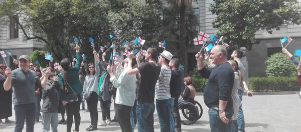 შშმ პირთა დამოუკიდებლად ცხოვრების დღისადმი მიძღვნილი აქცია - Sputnik საქართველო