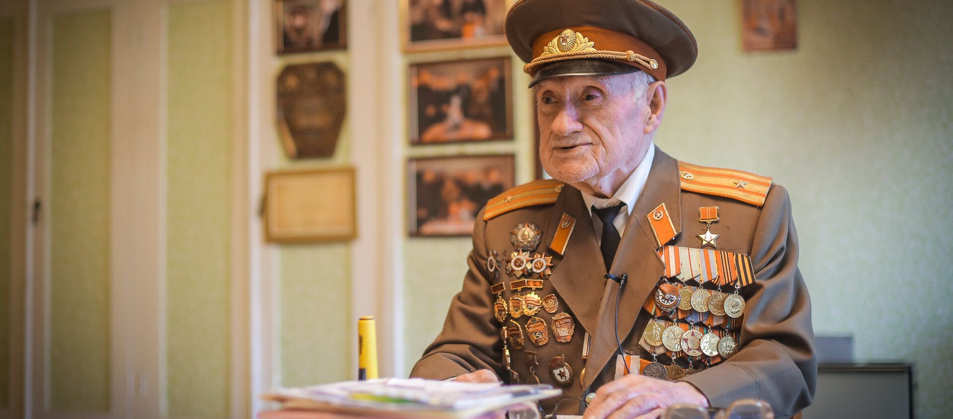 Ветеран ВОВ, майор, командир роты Николоз Чарашвили - Sputnik Грузия, 1920, 06.05.2017
