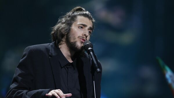 Португалец Сальвадор Собрал в финале Евровидения - Sputnik Грузия