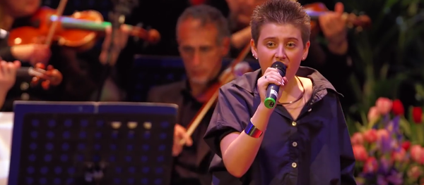 Лизи Церетели выступила на sanremoJunior 2017 - Sputnik Грузия