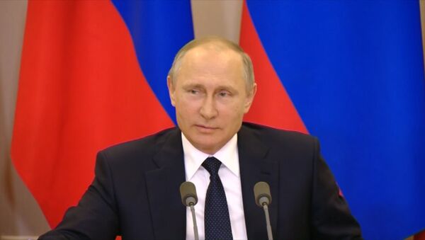 Путин о разговоре Трампа и Лаврова - Sputnik Грузия