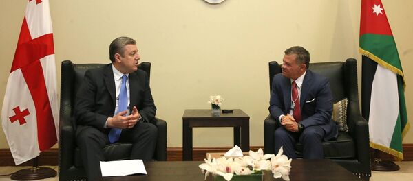 გიორგი კვირიკაშვილი და იორდანიის მეფე აბდალა II გიორგი კვირიკაშვილი და იორდანიის მეფე აბდალა II - Sputnik საქართველო