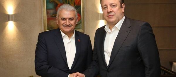 გიორგი კვირიკაშვილი და ბინალი ილდირიმი გიორგი კვირიკაშვილი და ბინალი ილდირიმი - Sputnik საქართველო