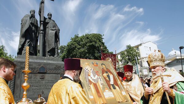 Памятник Кириллу и Мефодию - Sputnik Грузия