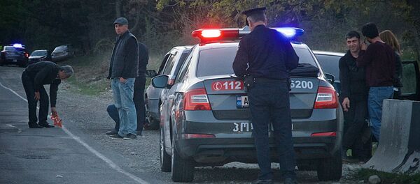 პოლიციის თანამშრომელი პოლიციის თანამშრომელი - Sputnik საქართველო