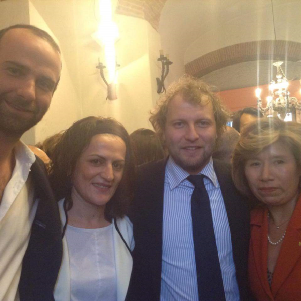 ნათია ზაზაშვილი იტალიის სპორტის მინისტრ ლუკა ლოტისთან ერთად - Sputnik საქართველო