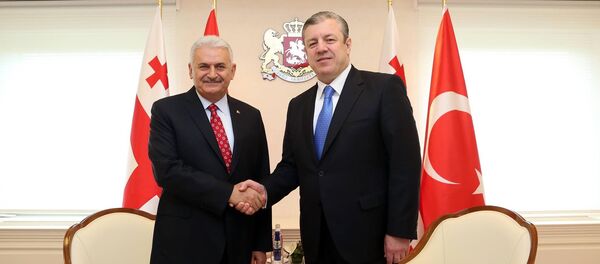 გიორგი კვირიკაშვილი და ბინალი ილდირიმი - Sputnik საქართველო