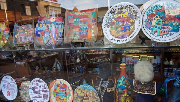 Грузинские сувениры и подарки в туристической лавке - Sputnik Грузия
