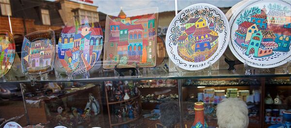 Грузинские сувениры и подарки в туристической лавке - Sputnik Грузия