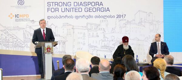 Премьер Грузии Георгий Квирикашвили на форуме Сильная диаспора для единой Грузии - Sputnik Грузия