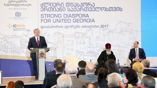 Премьер Грузии Георгий Квирикашвили на форуме Сильная диаспора для единой Грузии - Sputnik Грузия