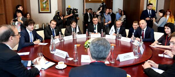 საქართველოს და უკრაინის პარლამენტების შეხვედრა საქართველოს და უკრაინის პარლამენტების შეხვედრა - Sputnik საქართველო