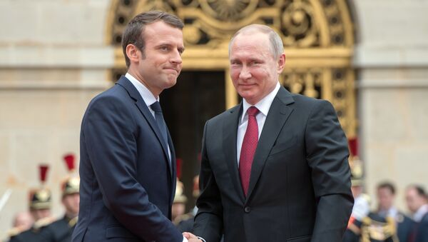 LIVE: Прямая трансляция пресс-конференции президентов России и Франции - Sputnik Грузия
