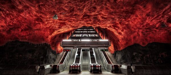 სტოკჰოლმის მეტრო, შვედეთი - Sputnik საქართველო