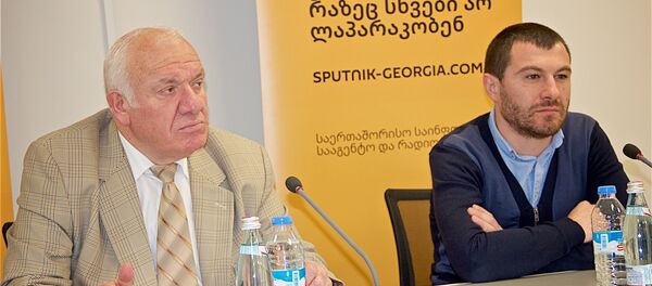 მრგვალი მაგიდა თბილისის საერთაშორისო პრესცენტრში მრგვალი მაგიდა თბილისის საერთაშორისო პრესცენტრში - Sputnik საქართველო