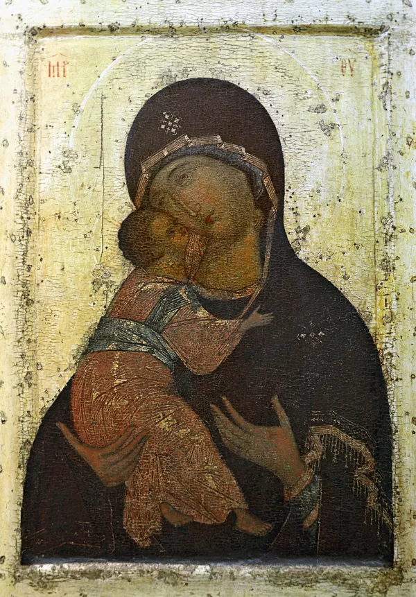 Икона художника Андрея Рублева Владимирская Богоматерь (1408 г.) - Sputnik Грузия