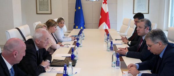 Встреча представителей правительства Грузии с сотрудниками Центра инфекционной патологии - Sputnik Грузия