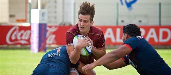 Встреча сборных Грузии и Франции по регби в рамках чемпионата мира U20 Встреча сборных Грузии и Франции по регби в рамках чемпионата мира U20 - Sputnik Грузия