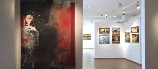 Выставка грузинских художников в Москве Выставка грузинских художников в Москве - Sputnik Грузия