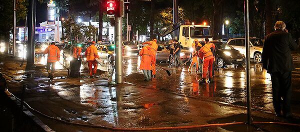 Ликвидация последствий ливня в Тбилиси - Sputnik Грузия