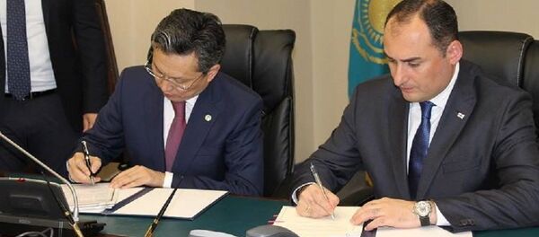 Подписание договора о реструктуризации долга Грузии Казахстану - Sputnik Грузия