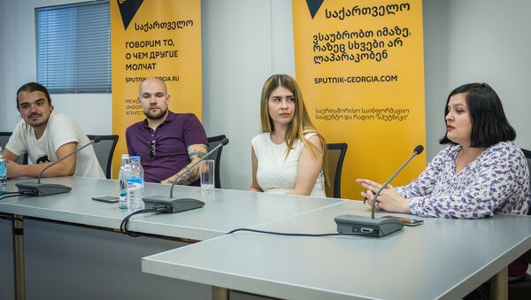 Пресс-конференция Харьковского театра DIY - Sputnik Грузия
