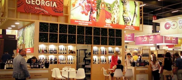 Экспозиция Грузии на Vinexpo Bordeaux 2017 - Sputnik Грузия