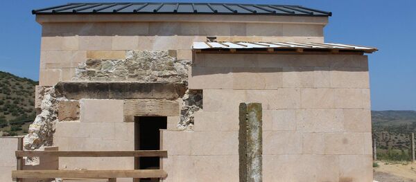 ბოლნისის „აკვანებას VI საუკუნის ტაძარი ბოლნისის „აკვანებას VI საუკუნის ტაძარი - Sputnik საქართველო