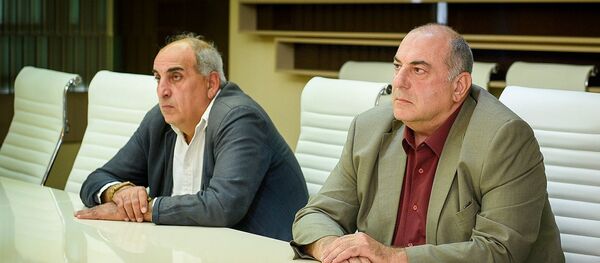 პავლე კუსიანი და გიორგი ხუროშვილი პავლე კუსიანი და გიორგი ხუროშვილი - Sputnik საქართველო