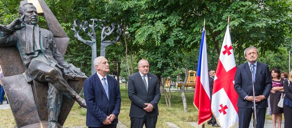 ვაცლავ ჰაველის სკვერში ჩეხეთის პირველი პრეზიდენტის ძეგლის გახსნის ცერემონია გაიმართა ვაცლავ ჰაველის სკვერში ჩეხეთის პირველი პრეზიდენტის ძეგლის გახსნის ცერემონია გაიმართა - Sputnik საქართველო