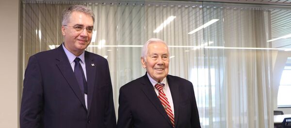 Давид Сергеенко и Ричард Лугар - Sputnik Грузия