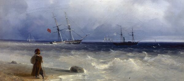 Картина Ивана Айвазовского Берег моря - Sputnik Грузия