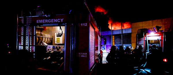 ელიავაზე, საავტომობილო ზეთების, სათადარიგო ნაწილებისა და აქსესუარების ბაზრობაზე ხანძარს ათობით მეხანძრე აქრობდა - Sputnik საქართველო