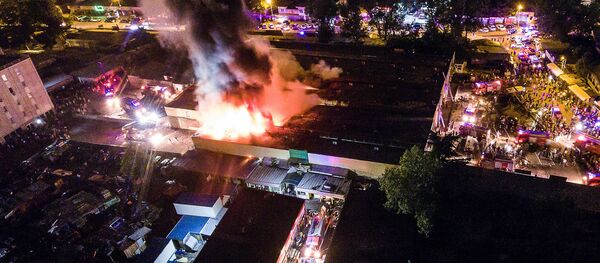 ხანძარი ელიავას ბაზრობაზე - Sputnik საქართველო