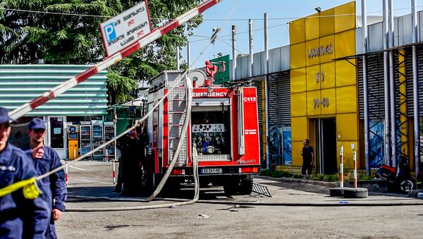 Что бывает после пожара: ситуация на рынке Элиава - Sputnik Грузия
