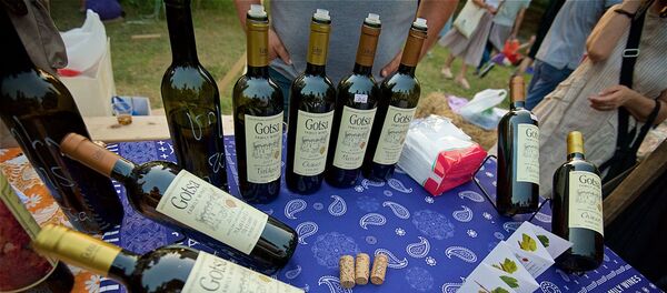 Грузинские вина на винном фестивале - Sputnik Грузия