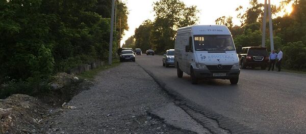 გზის მონაკვეთი აფხაზეთში სადაც რუს ტურისტებს დაესხნენ თავს გზის მონაკვეთი აფხაზეთში სადაც რუს ტურისტებს დაესხნენ თავს - Sputnik საქართველო