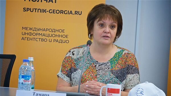 Тамара Иовашвили. Брифинг по проблеме прав бездомных - Sputnik Грузия
