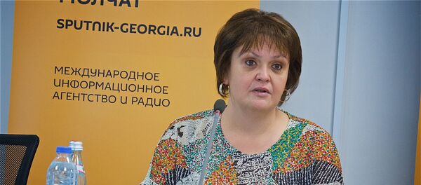 Тамара Иовашвили. Брифинг по проблеме прав бездомных - Sputnik Грузия