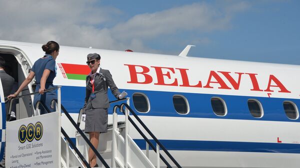 Самолет белорусской авиакомпании Белавиа - Sputnik Грузия
