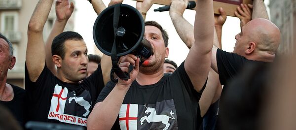 აქცია ქართველთა მარში აქცია ქართველთა მარში - Sputnik საქართველო