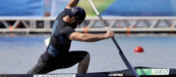 Грузинский каноист Заза Надирадзе - Sputnik Грузия