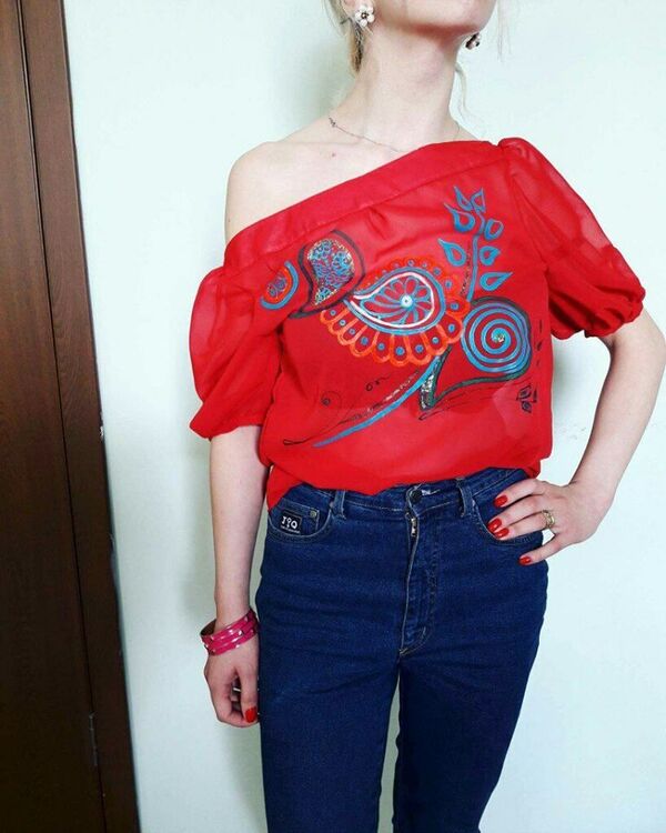 რუსუდან გელაშვილის ნამუშევარი რუსუდან გელაშვილის ნამუშევარი - Sputnik საქართველო