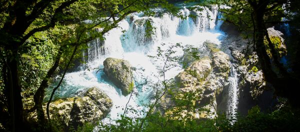 Sputnik-საქართველოს გადამღებმა ჯგუფმა მარტვილის კანიონში გაისეირნა Sputnik-საქართველოს გადამღებმა ჯგუფმა მარტვილის კანიონში გაისეირნა - Sputnik საქართველო