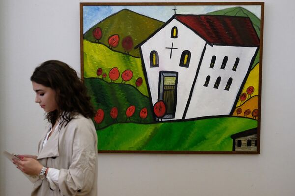 Выставка Радуга видения грузинского художника Важи Окиташвили - Sputnik Грузия