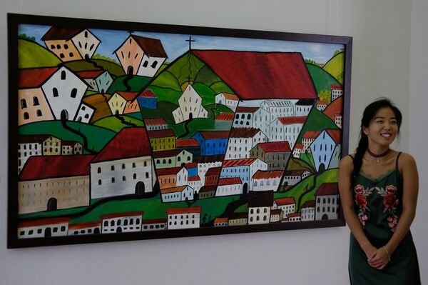 Выставка Радуга видения грузинского художника Важи Окиташвили - Sputnik Грузия