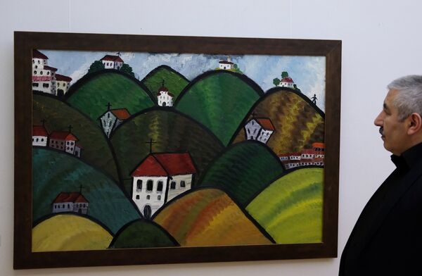 Выставка Радуга видения грузинского художника Важи Окиташвили - Sputnik Грузия